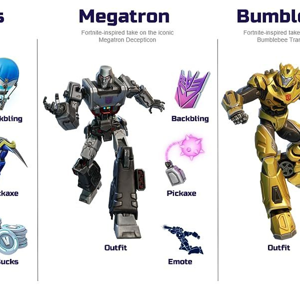 Fortnite Transformers Pack